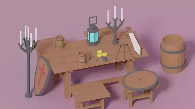 Cartoon Medieval Tavern Pack