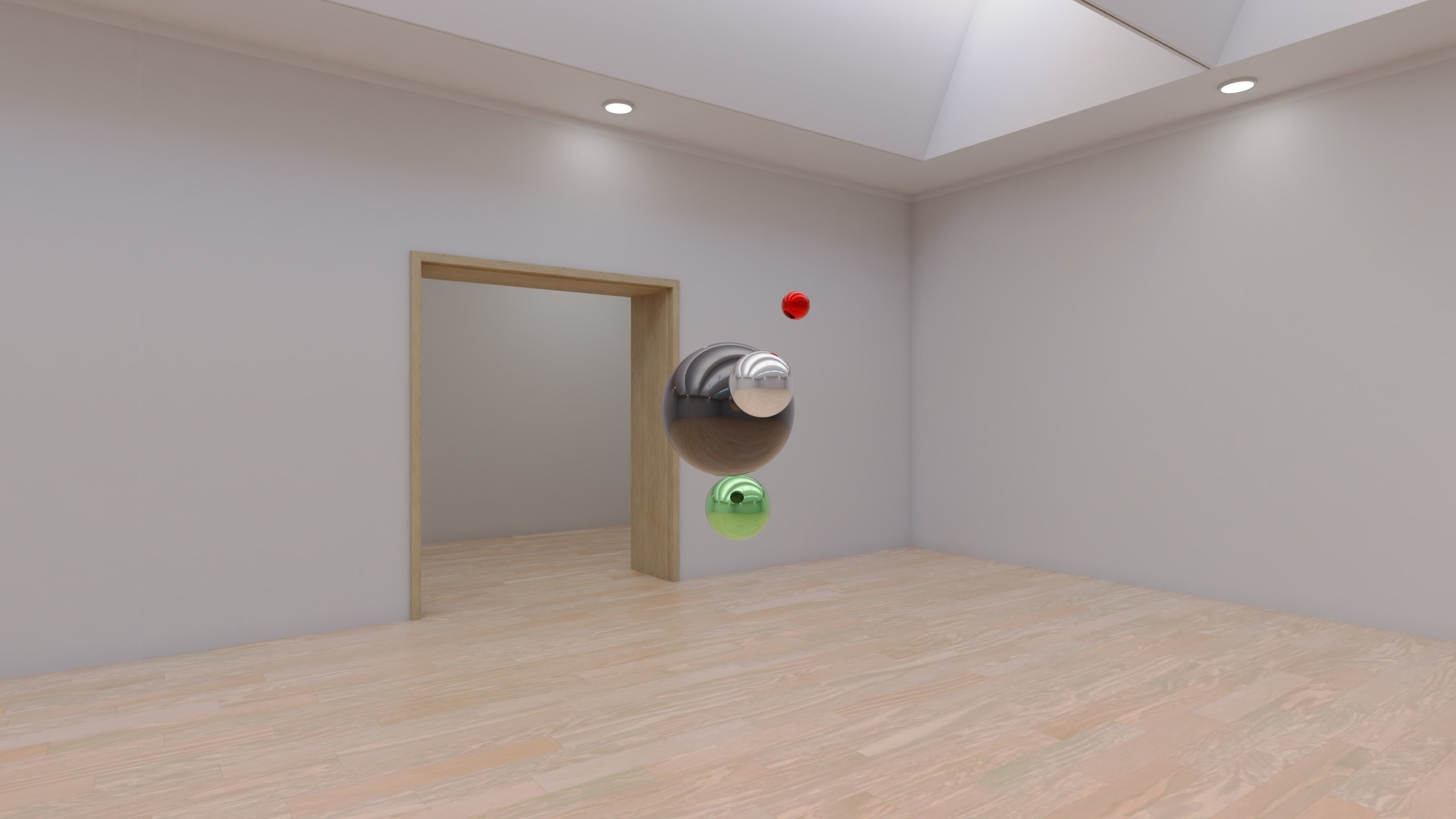 HDRI - Art Museum Gallery Interior 11 - 16384x8192 Texture_4