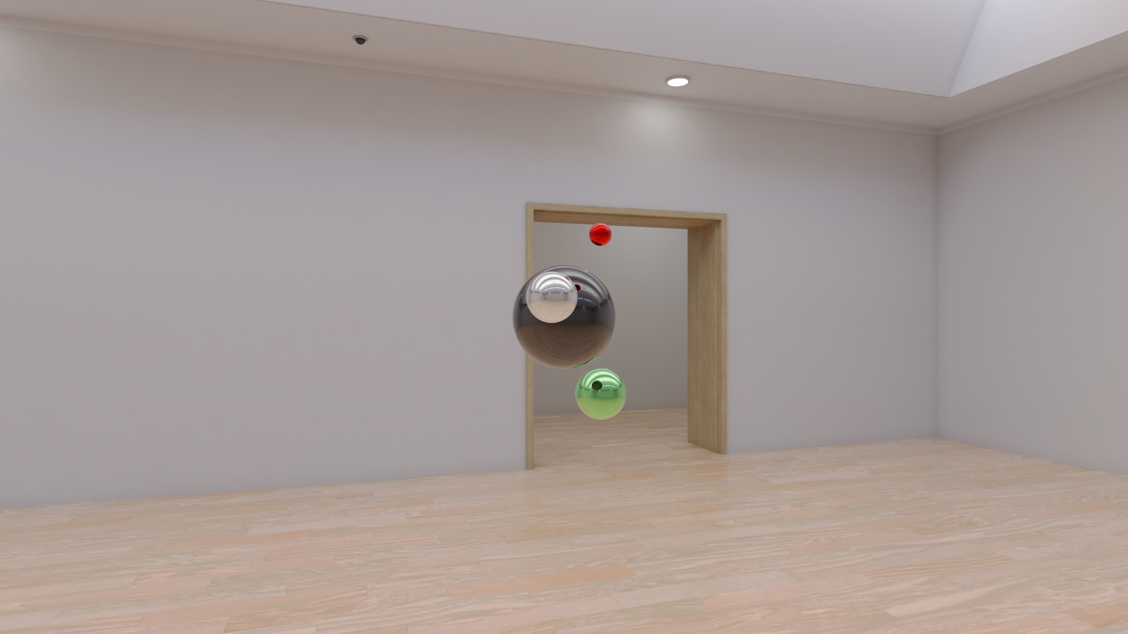 HDRI - Art Museum Gallery Interior 11 - 16384x8192 Texture_5