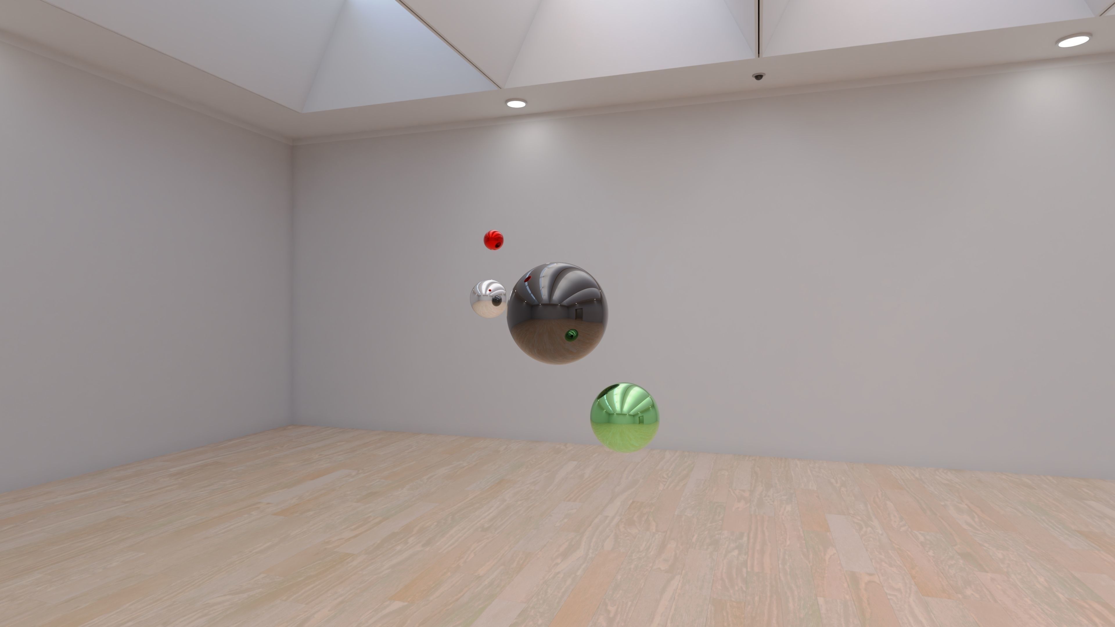 HDRI - Art Museum Gallery Interior 11 - 16384x8192 Texture_12