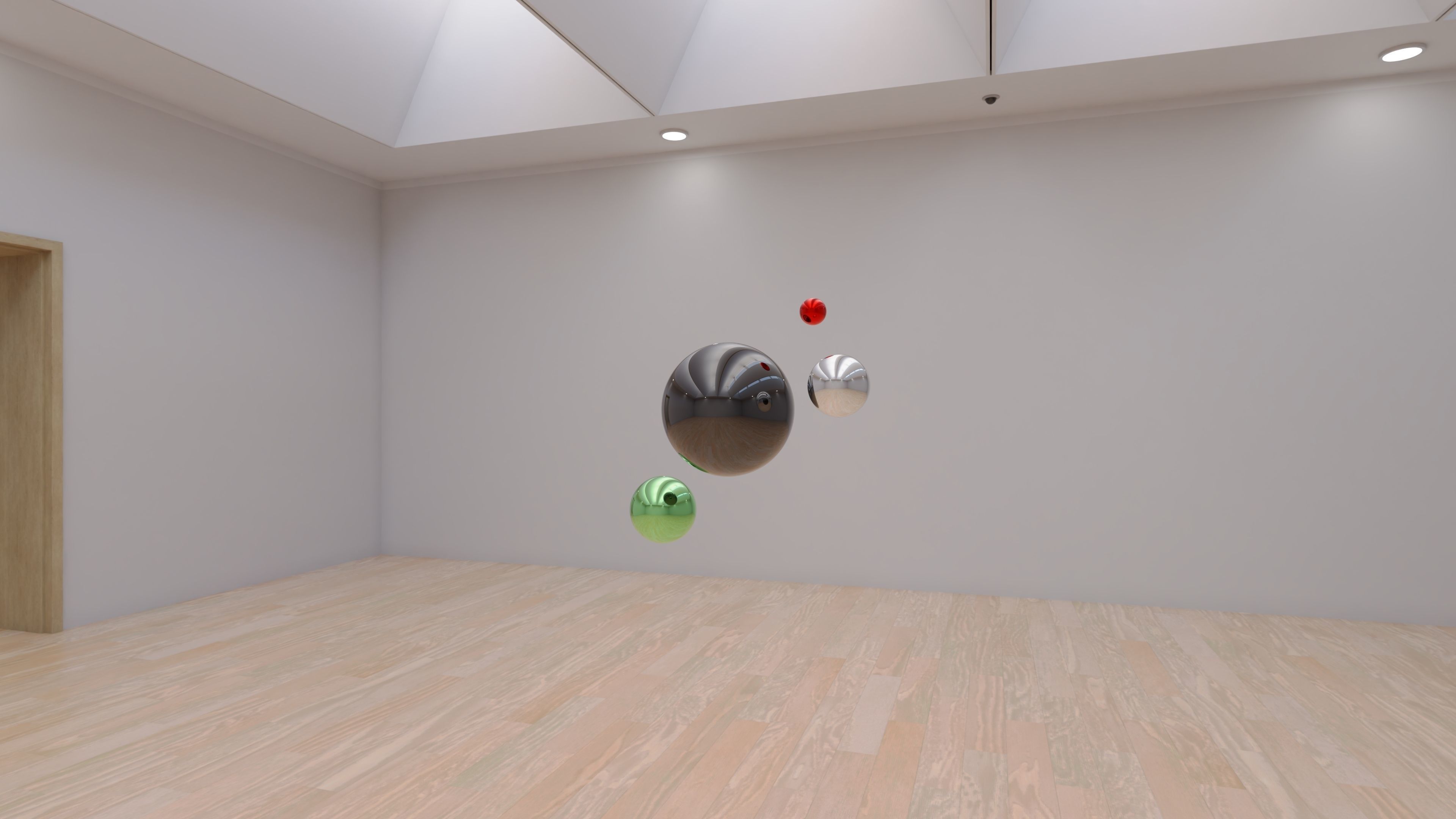 HDRI - Art Museum Gallery Interior 11 - 16384x8192 Texture_2