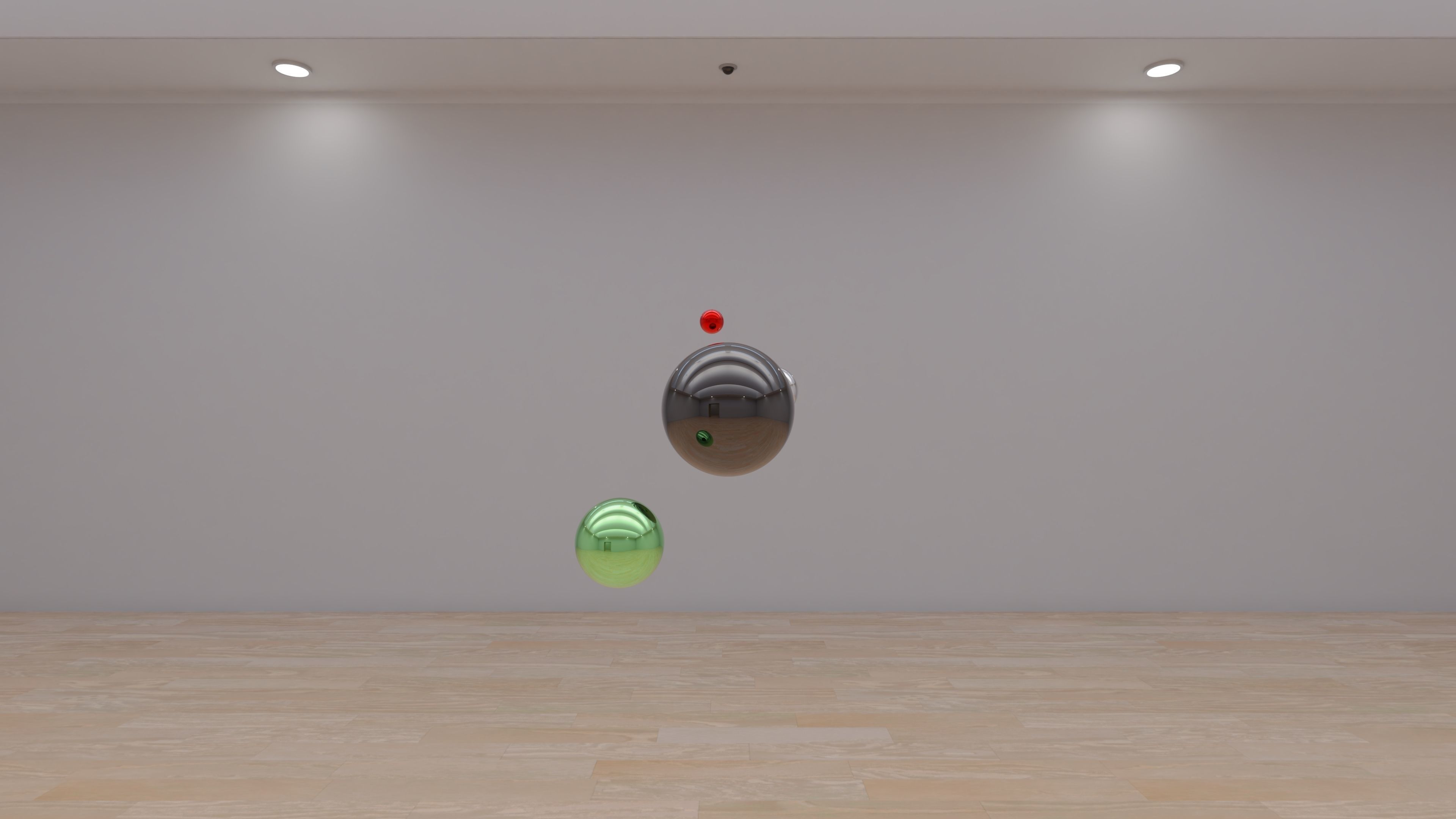 HDRI - Art Museum Gallery Interior 11 - 16384x8192 Texture_16