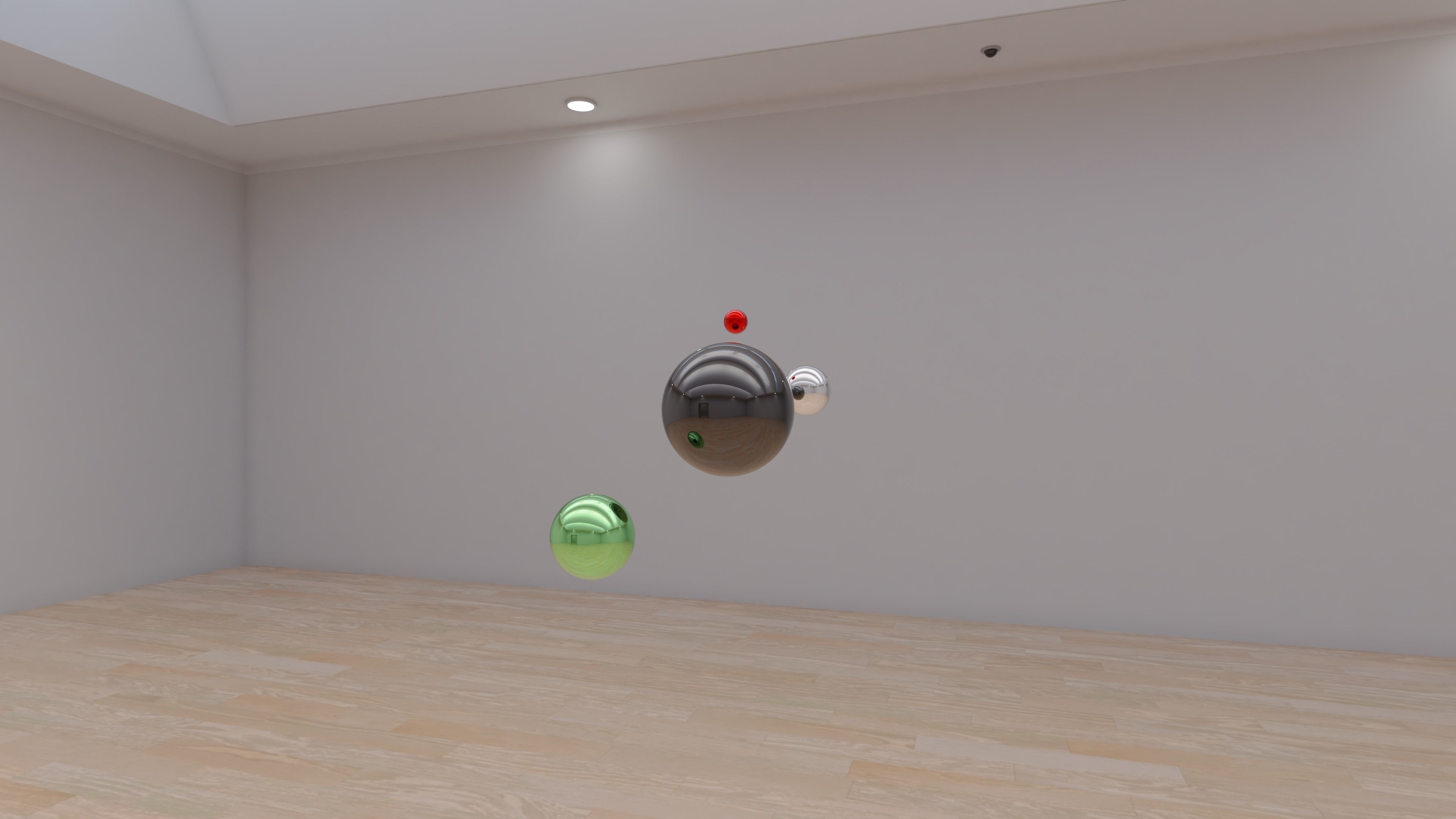 HDRI - Art Museum Gallery Interior 11 - 16384x8192 Texture_17