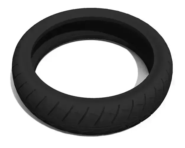 1 10th Scale 3D printable motorcycle tire - REAR 3D print model
