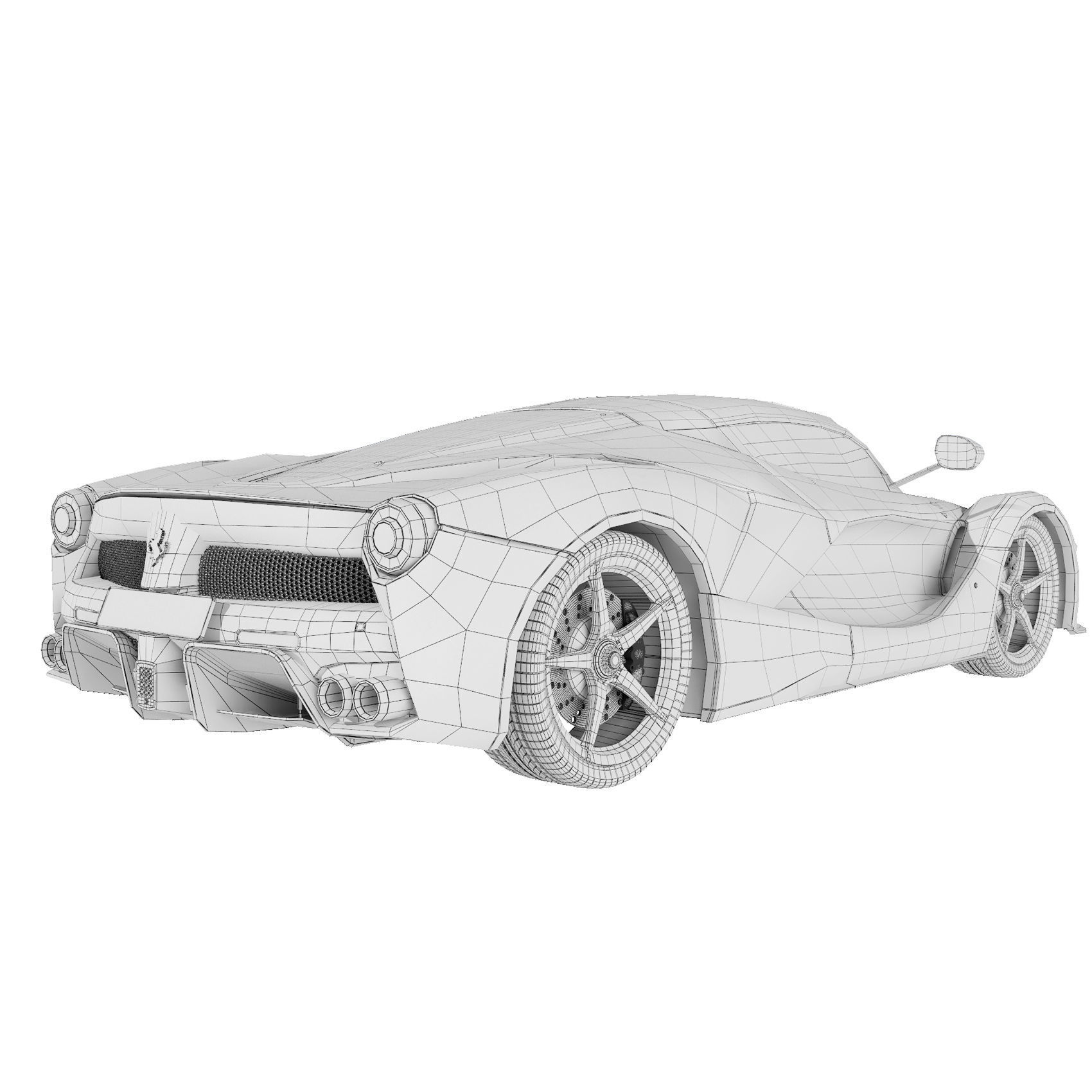 Ferrari LaFerrari 2014 3D model_11