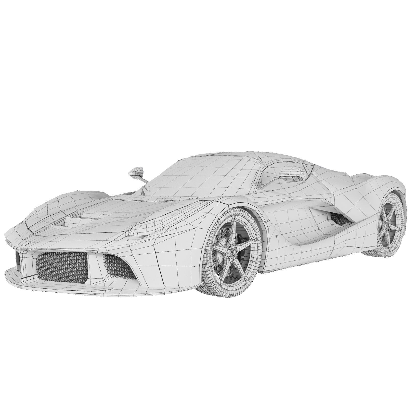Ferrari LaFerrari 2014 3D model_9