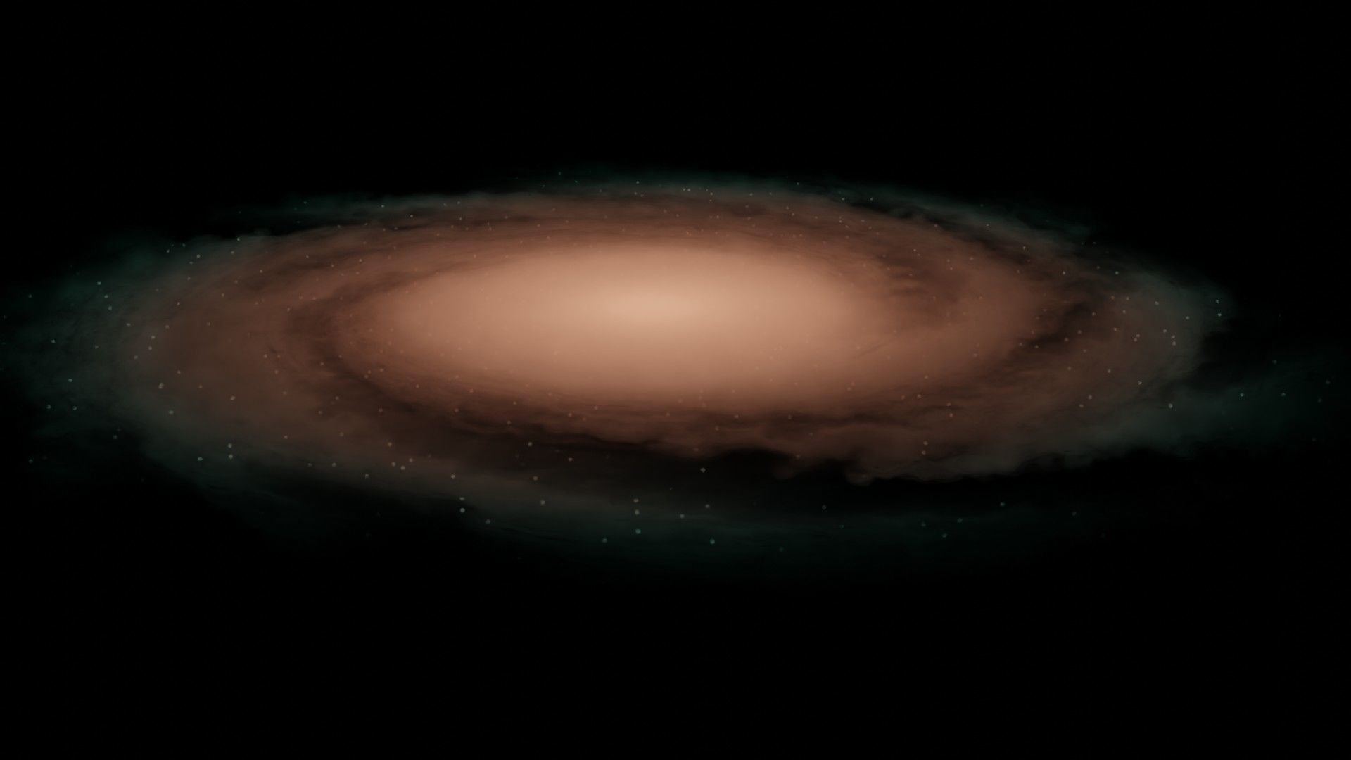 A very Beautiful realistic Galaxy Low-poly 3D model_17