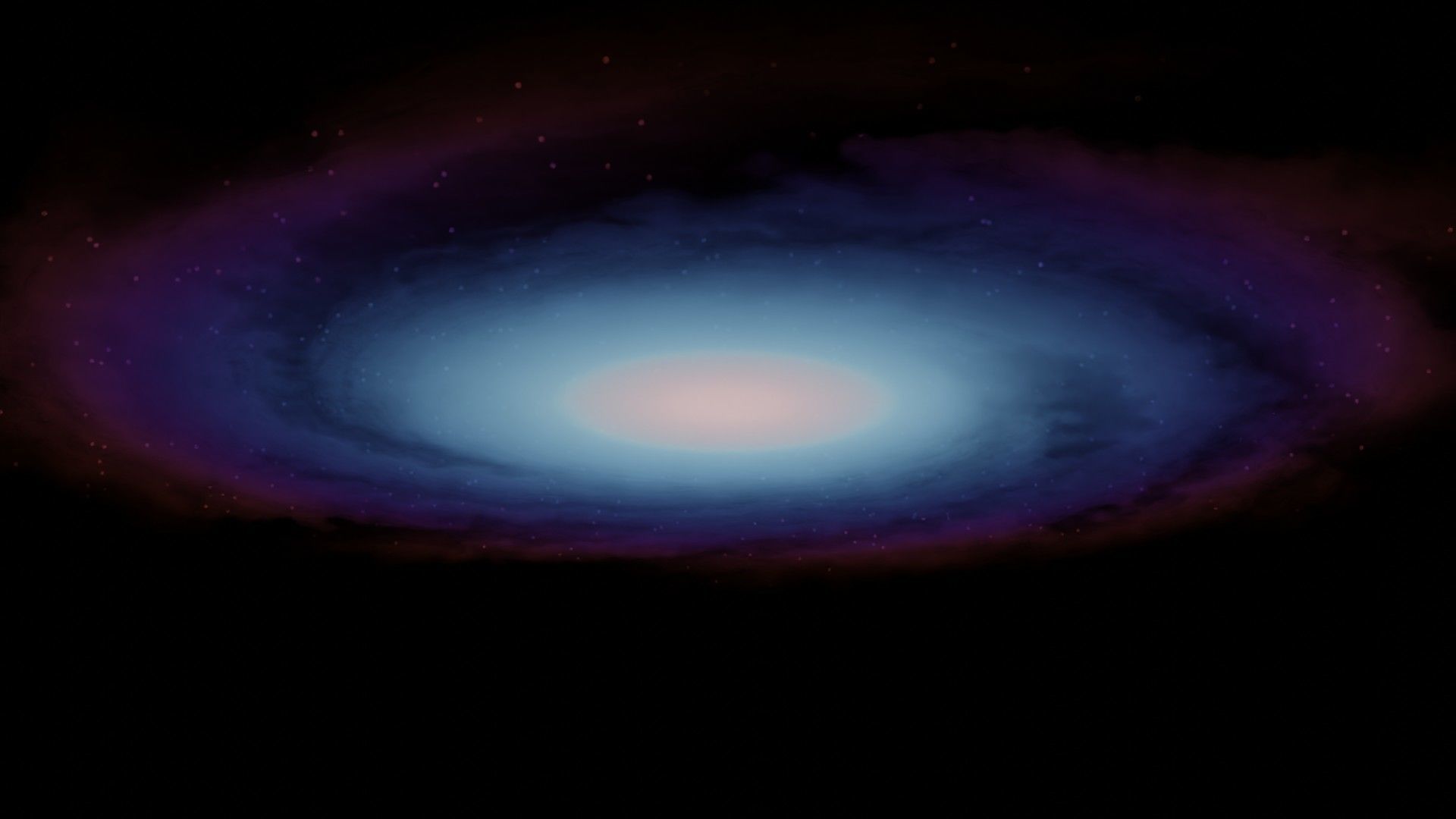 A very Beautiful realistic Galaxy Low-poly 3D model_10