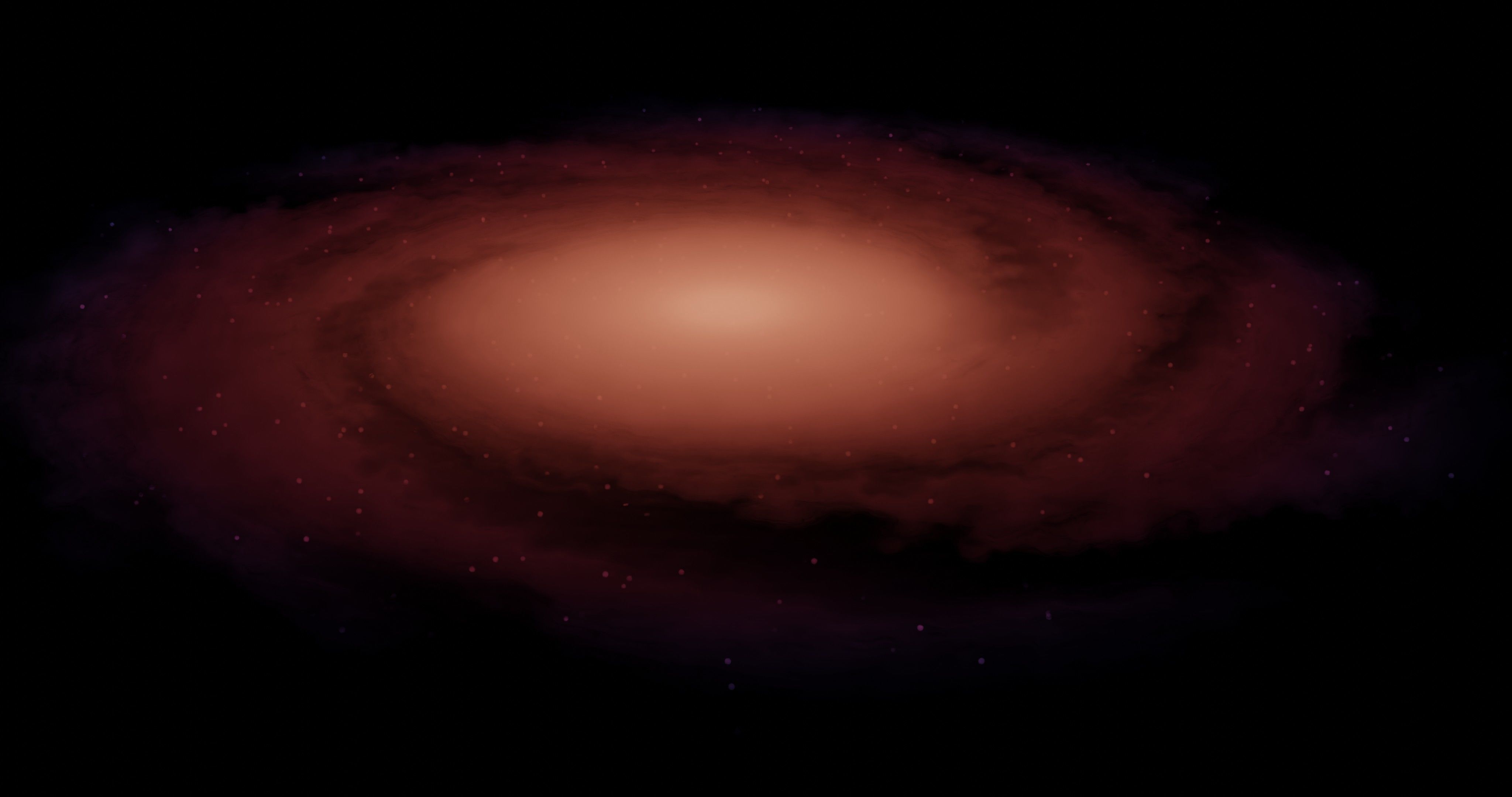 A very Beautiful realistic Galaxy Low-poly 3D model_12