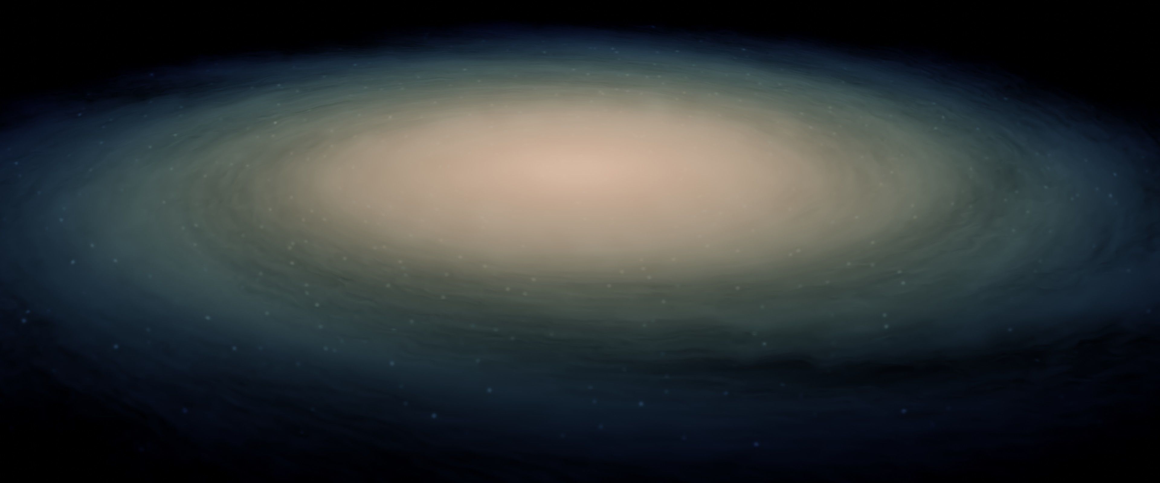 A very Beautiful realistic Galaxy Low-poly 3D model_1