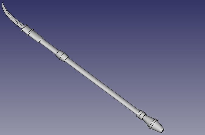 Naginata ring 3D print model