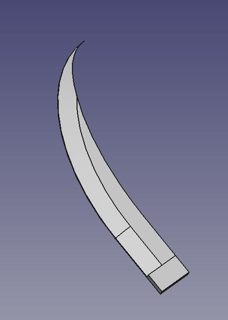 Naginata ring 3D print model_7