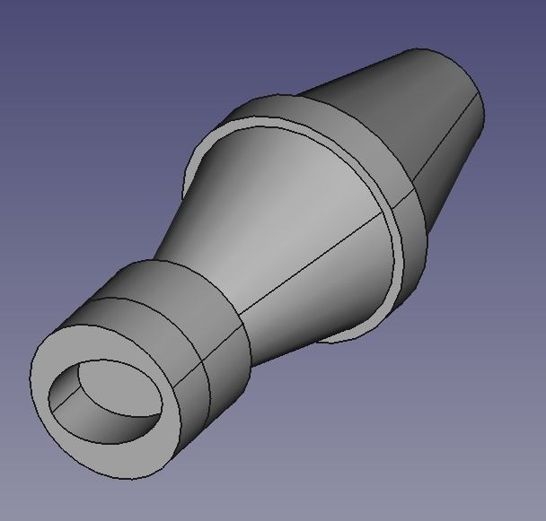 Naginata ring 3D print model_4