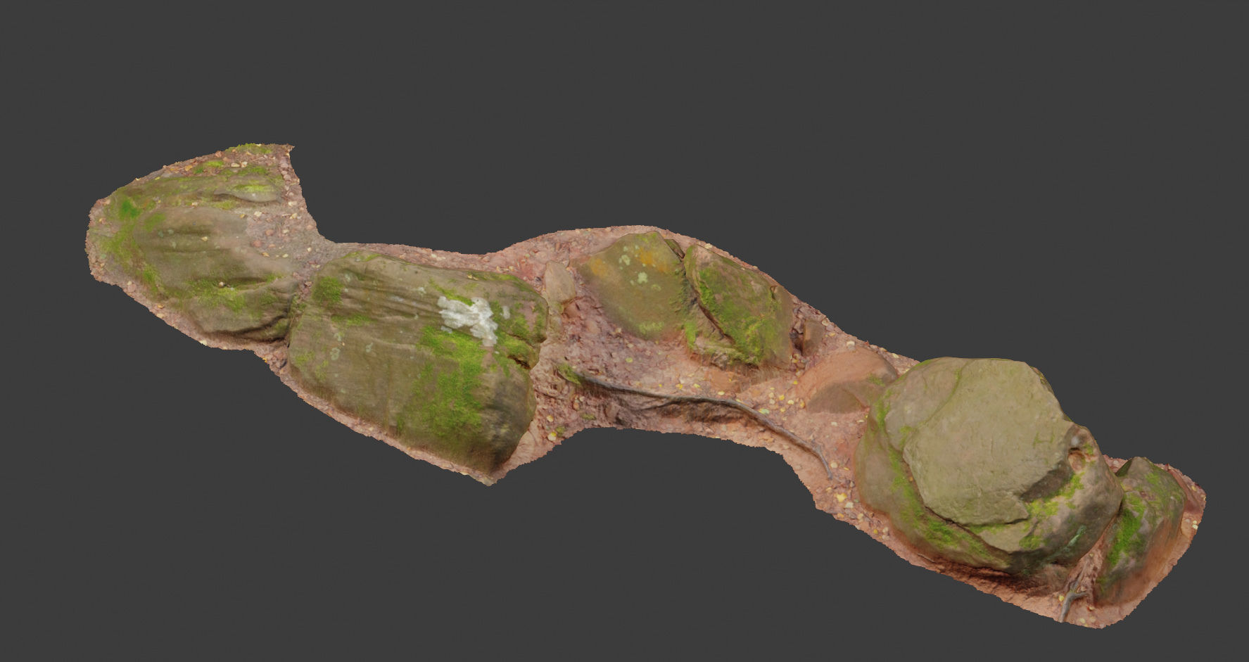 Rock stone sandstone Scans - 3D PBR Low Poly Pack 3D model_9