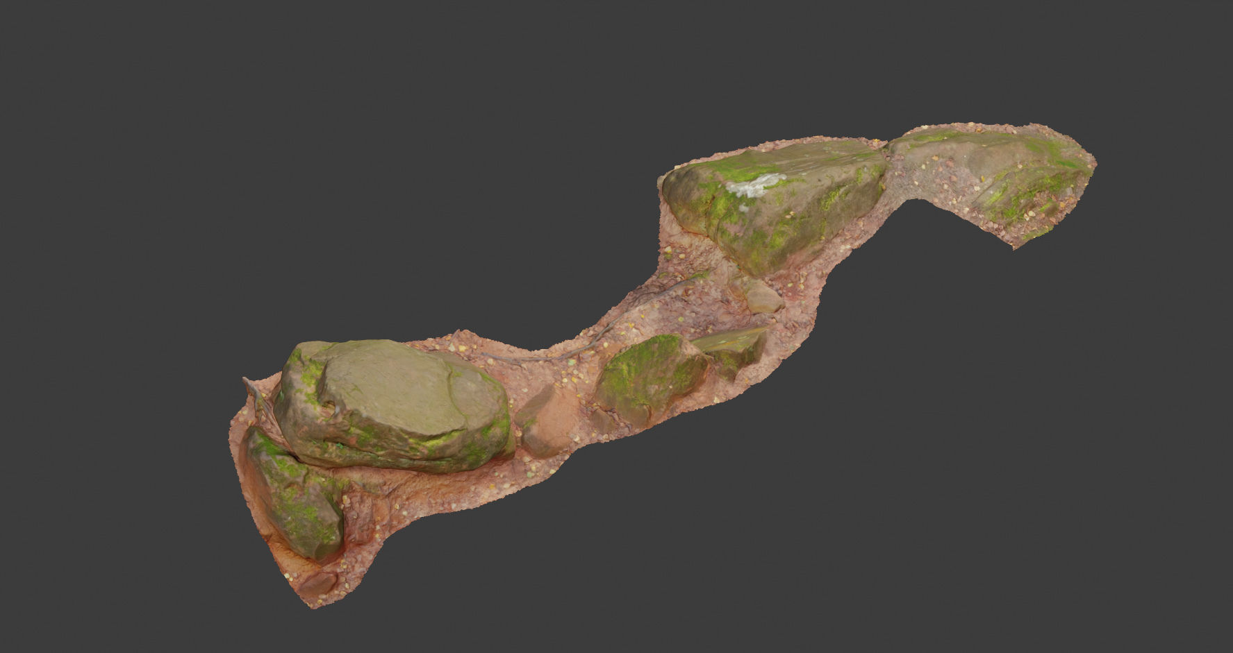 Rock stone sandstone Scans - 3D PBR Low Poly Pack 3D model_10