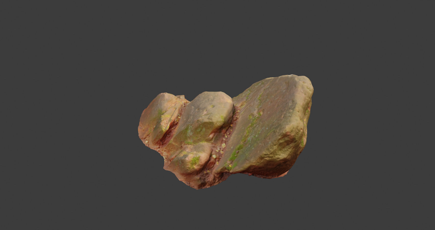 Rock stone sandstone Scans - 3D PBR Low Poly Pack 3D model_1
