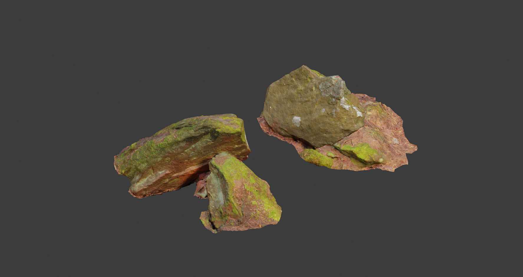Rock stone sandstone Scans - 3D PBR Low Poly Pack 3D model_13