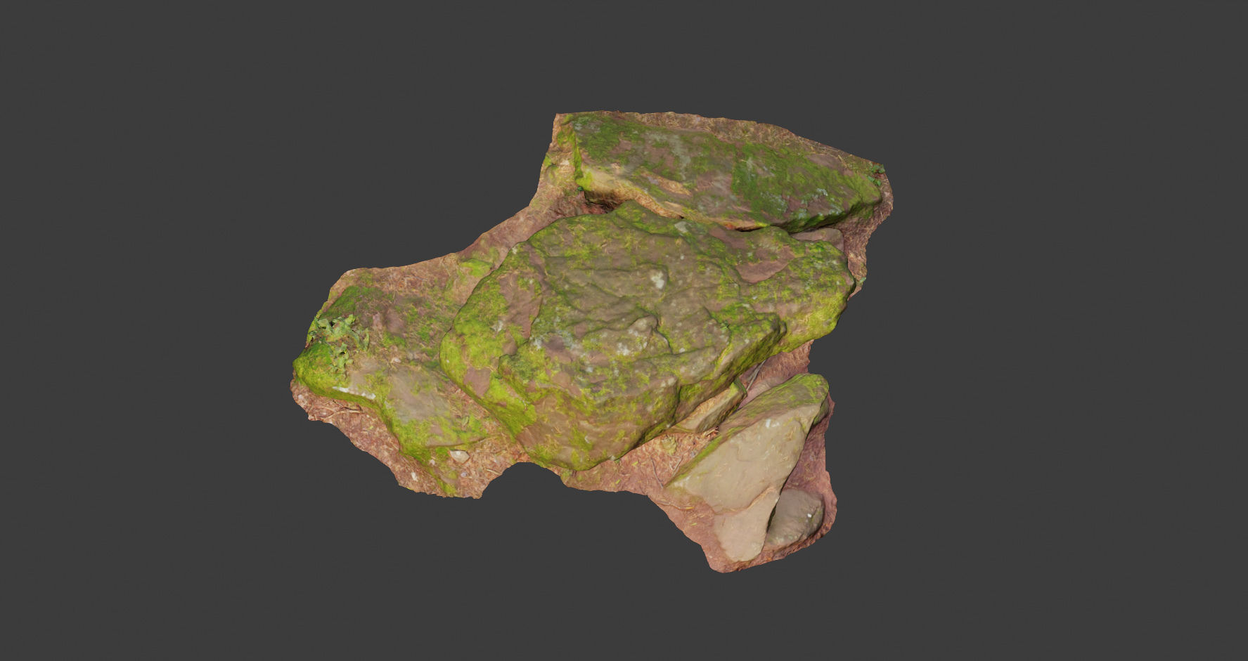 Rock stone sandstone Scans - 3D PBR Low Poly Pack 3D model_12