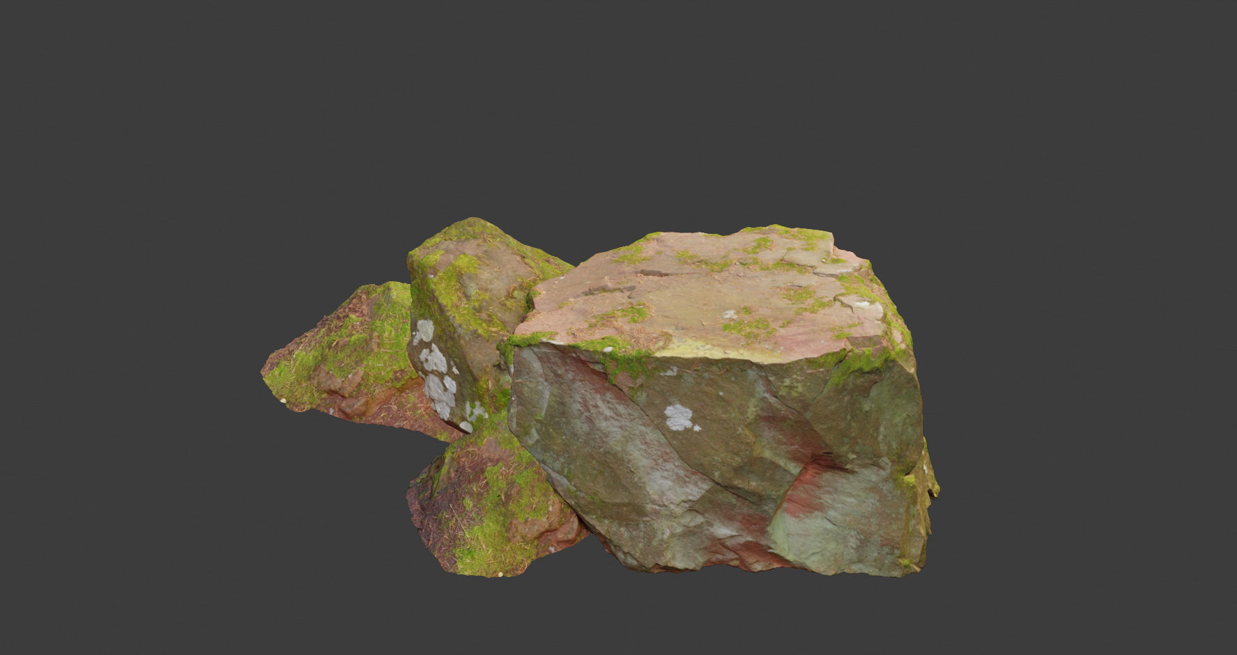 Rock stone sandstone Scans - 3D PBR Low Poly Pack 3D model_8