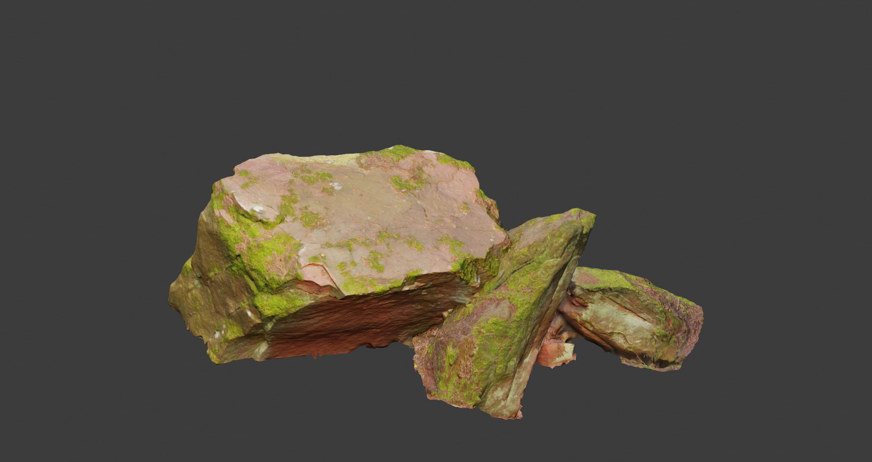 Rock stone sandstone Scans - 3D PBR Low Poly Pack 3D model_6