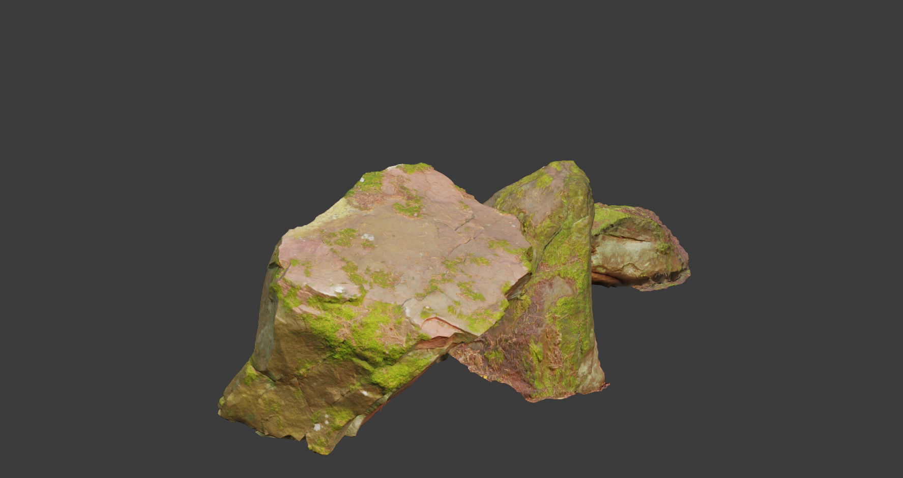 Rock stone sandstone Scans - 3D PBR Low Poly Pack 3D model_7