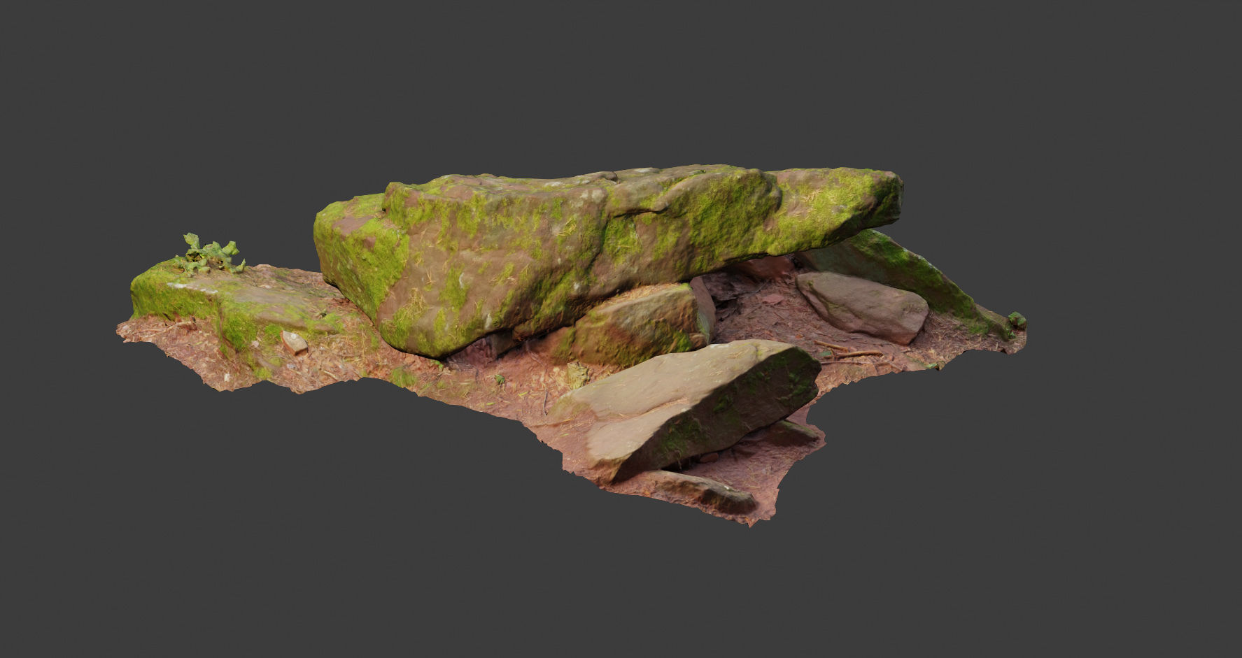 Rock stone sandstone Scans - 3D PBR Low Poly Pack 3D model_10
