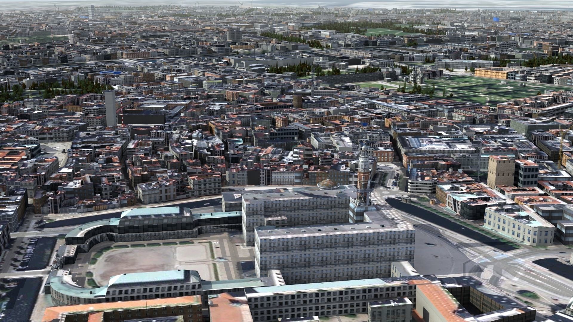 Copenhagen Denmark Low-poly 3D model_10