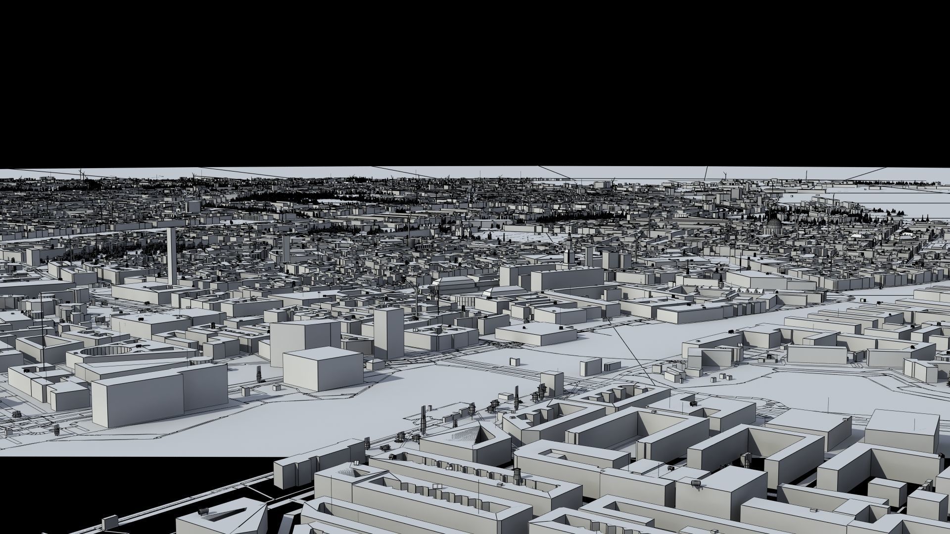 Copenhagen Denmark Low-poly 3D model_45