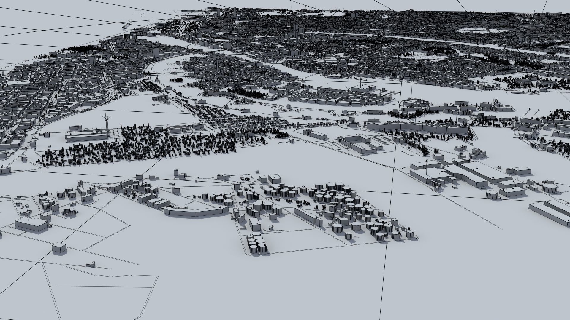 Copenhagen Denmark Low-poly 3D model_35