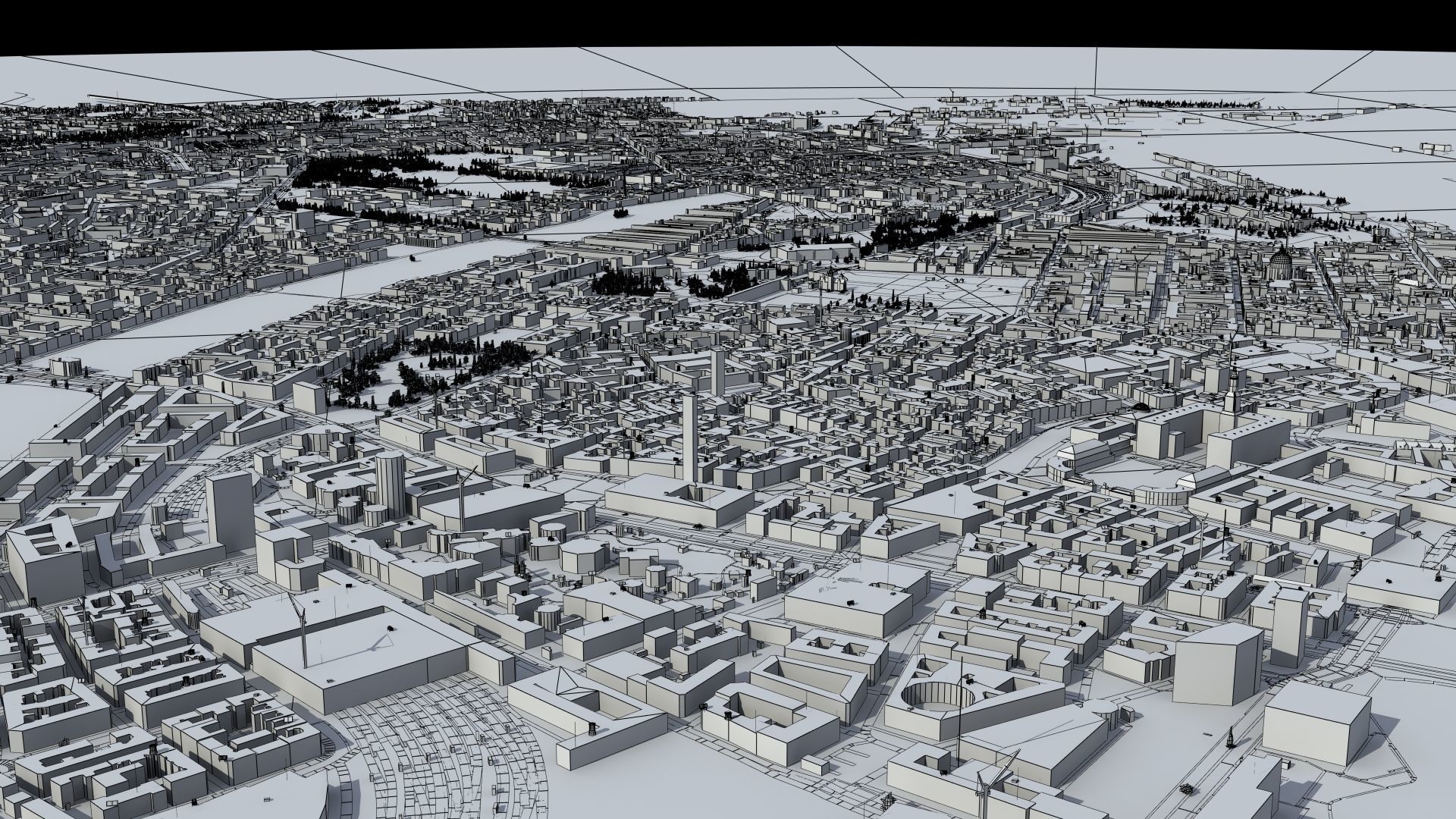 Copenhagen Denmark Low-poly 3D model_38