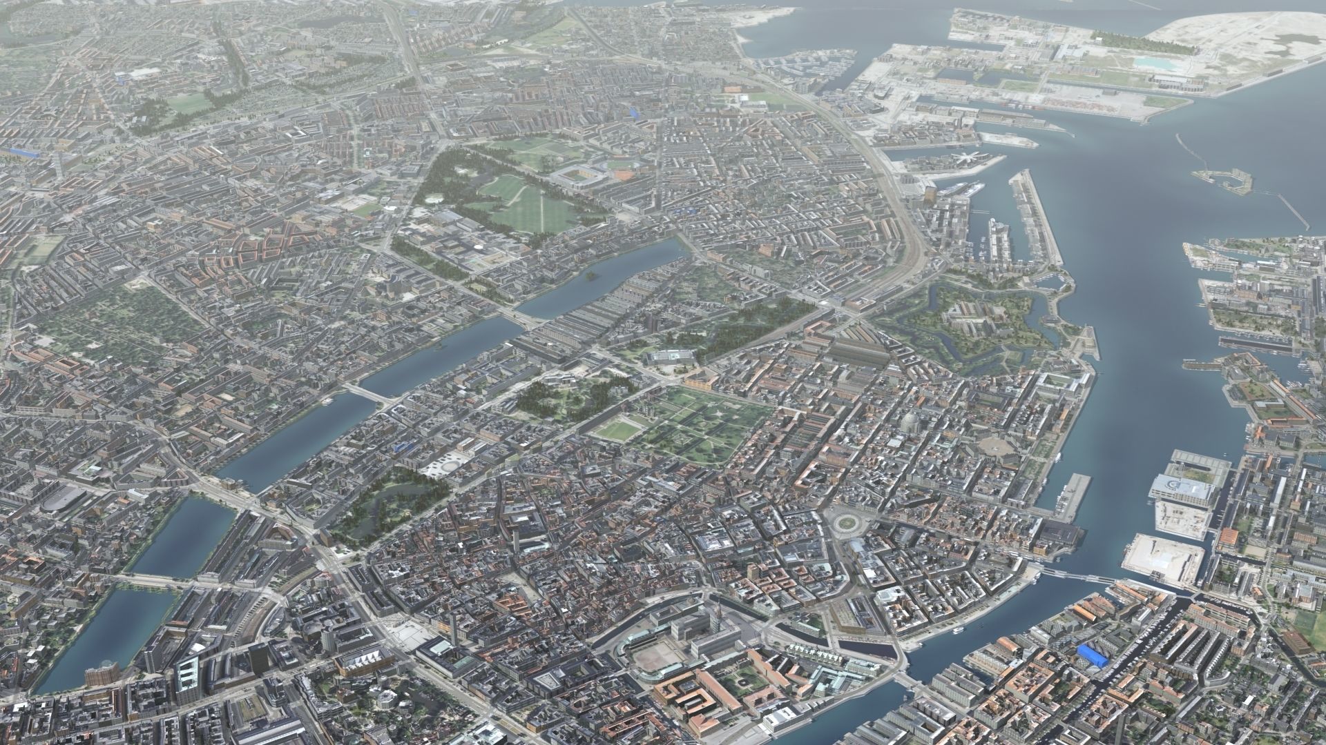 Copenhagen Denmark Low-poly 3D model_18