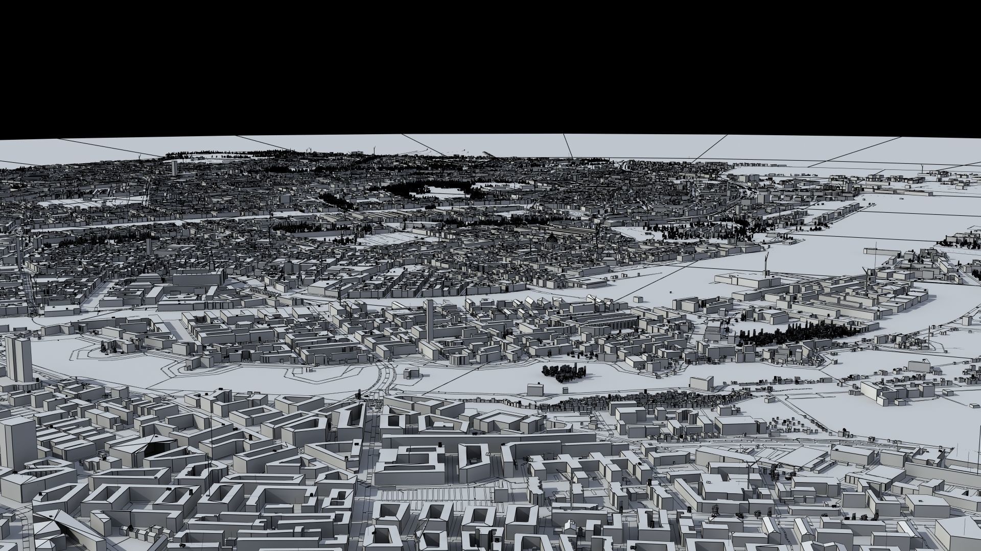 Copenhagen Denmark Low-poly 3D model_44