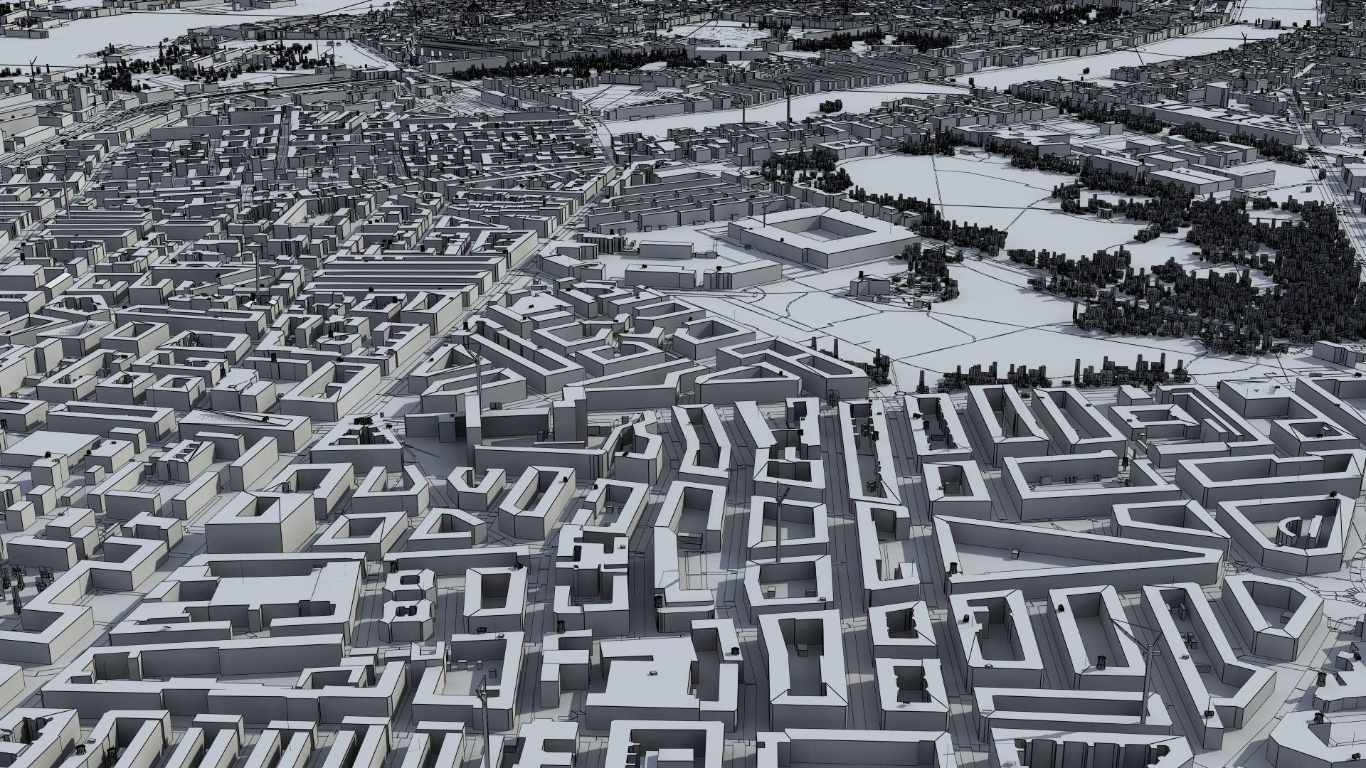 Copenhagen Denmark Low-poly 3D model_40