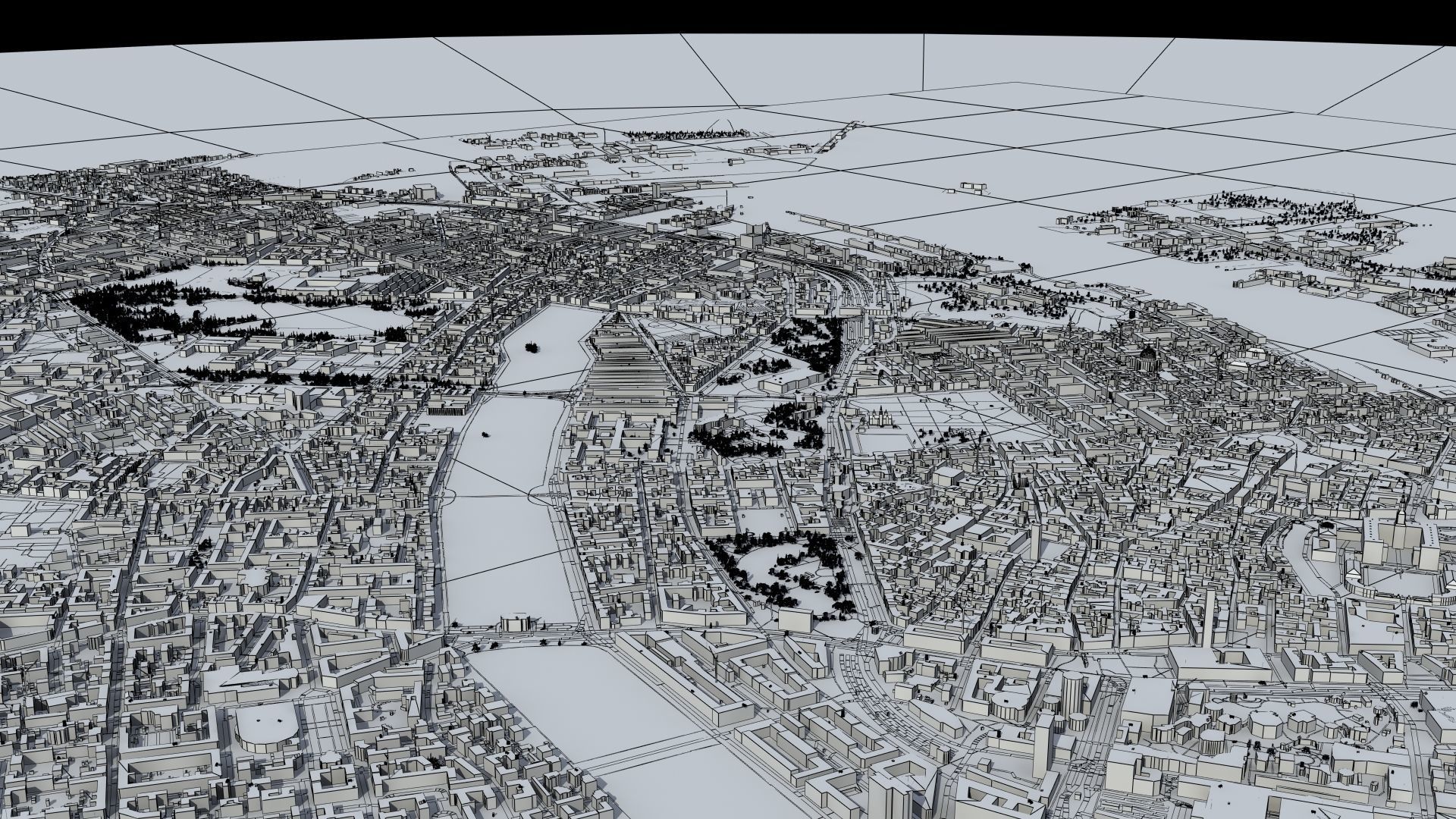Copenhagen Denmark Low-poly 3D model_34
