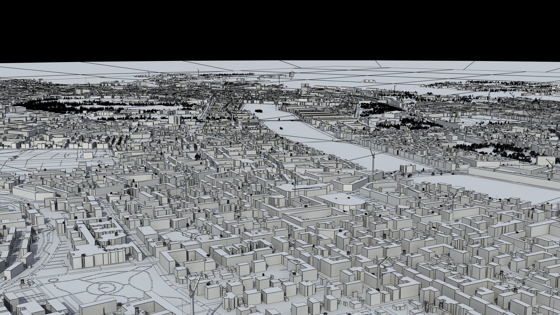 Copenhagen Denmark Low-poly 3D model_42