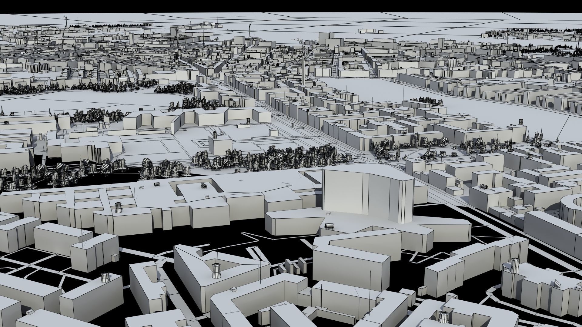 Copenhagen Denmark Low-poly 3D model_30