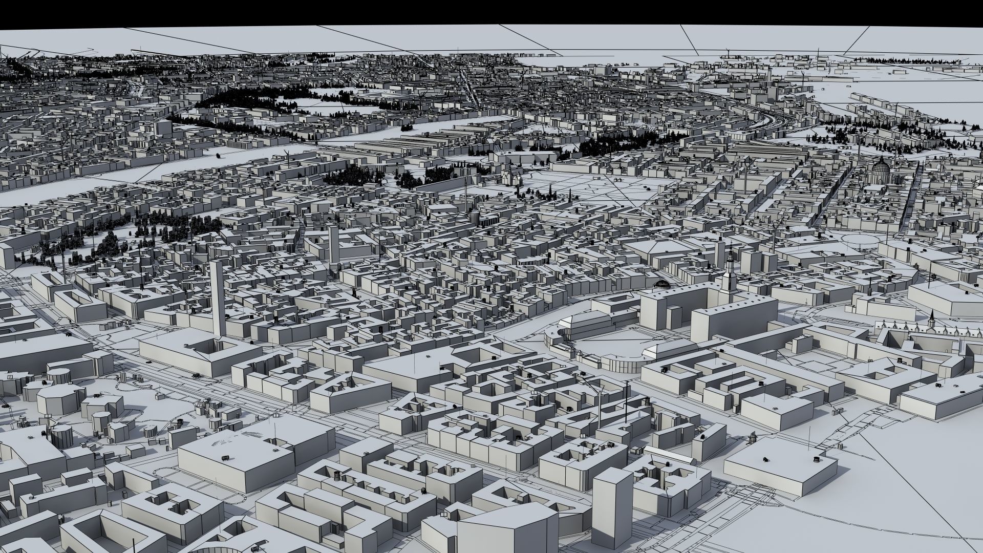 Copenhagen Denmark Low-poly 3D model_53