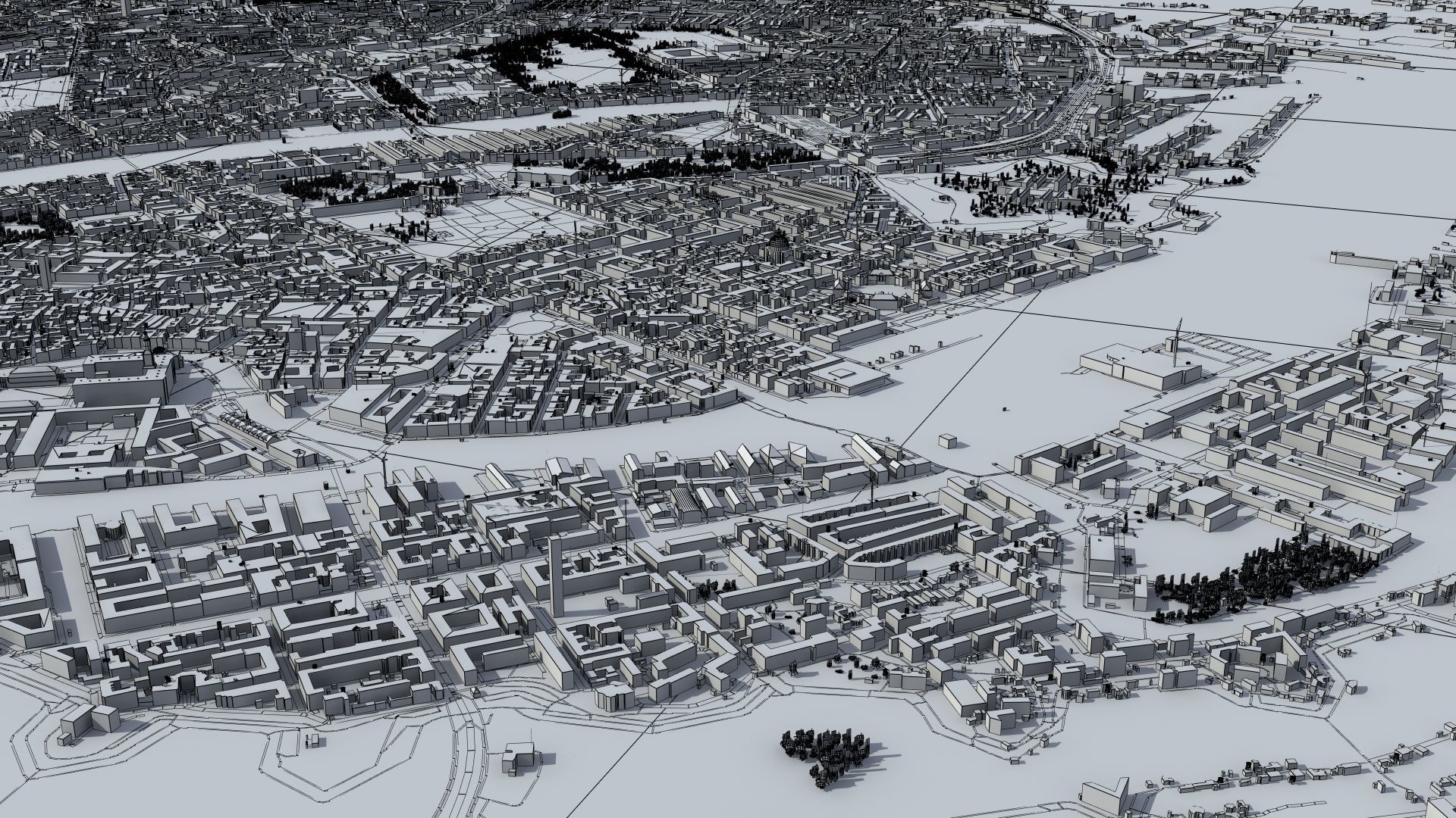 Copenhagen Denmark Low-poly 3D model_57