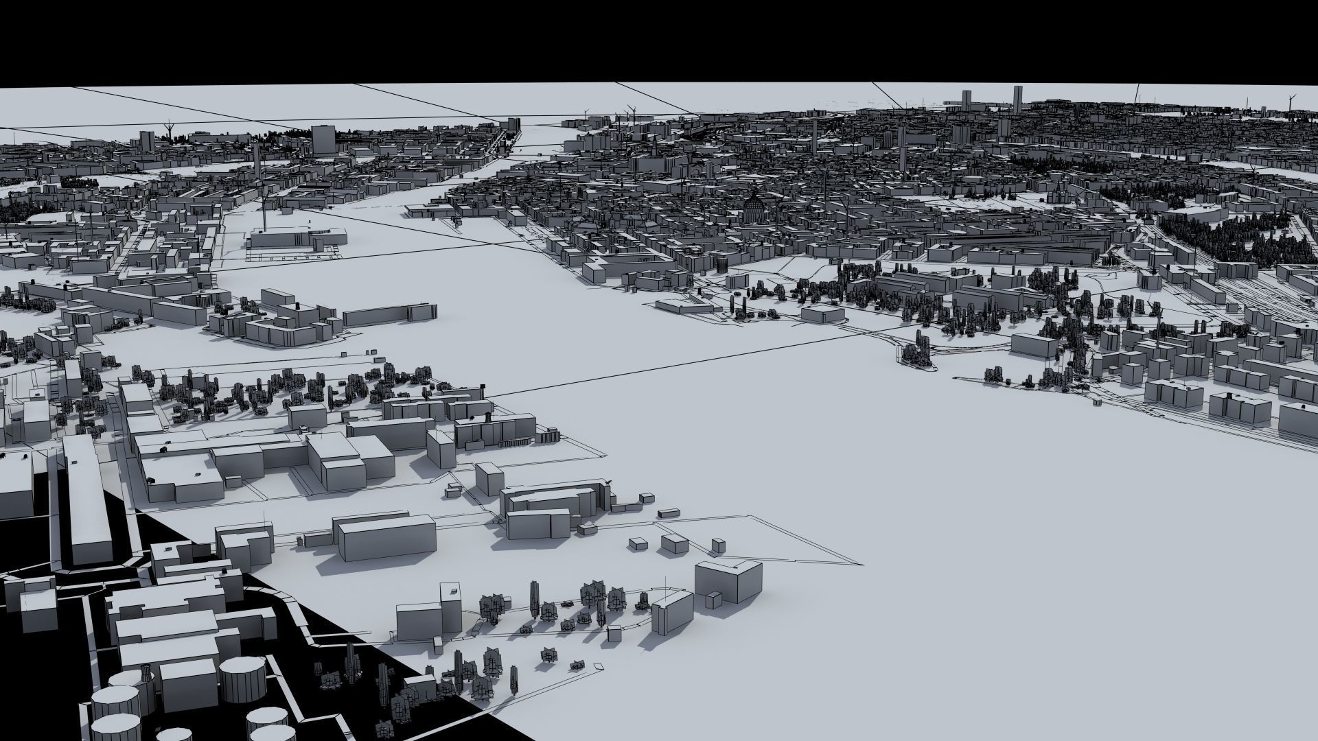 Copenhagen Denmark Low-poly 3D model_51