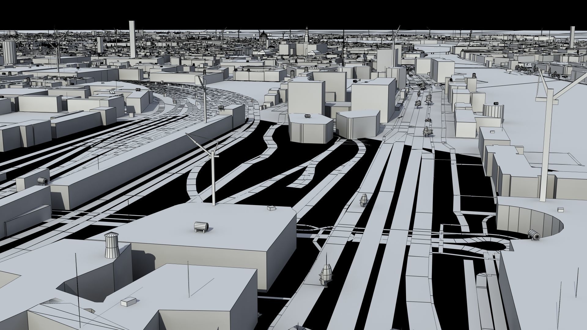 Copenhagen Denmark Low-poly 3D model_36