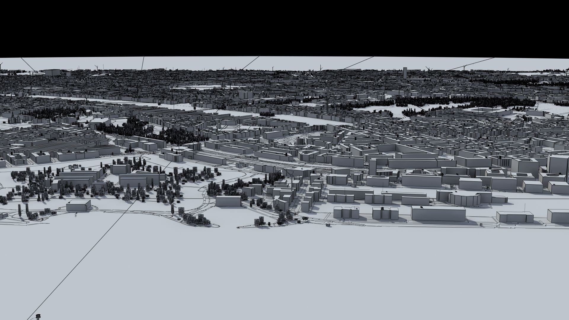 Copenhagen Denmark Low-poly 3D model_46