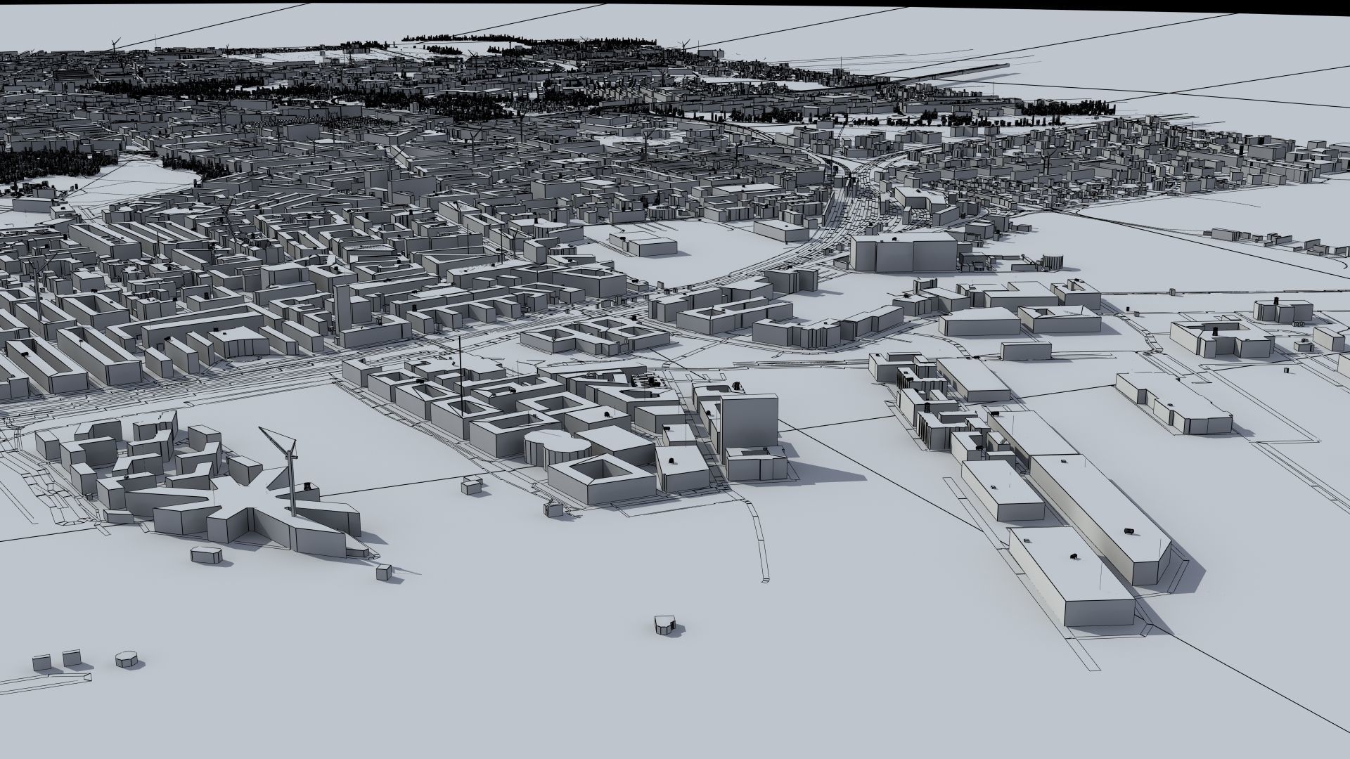 Copenhagen Denmark Low-poly 3D model_54