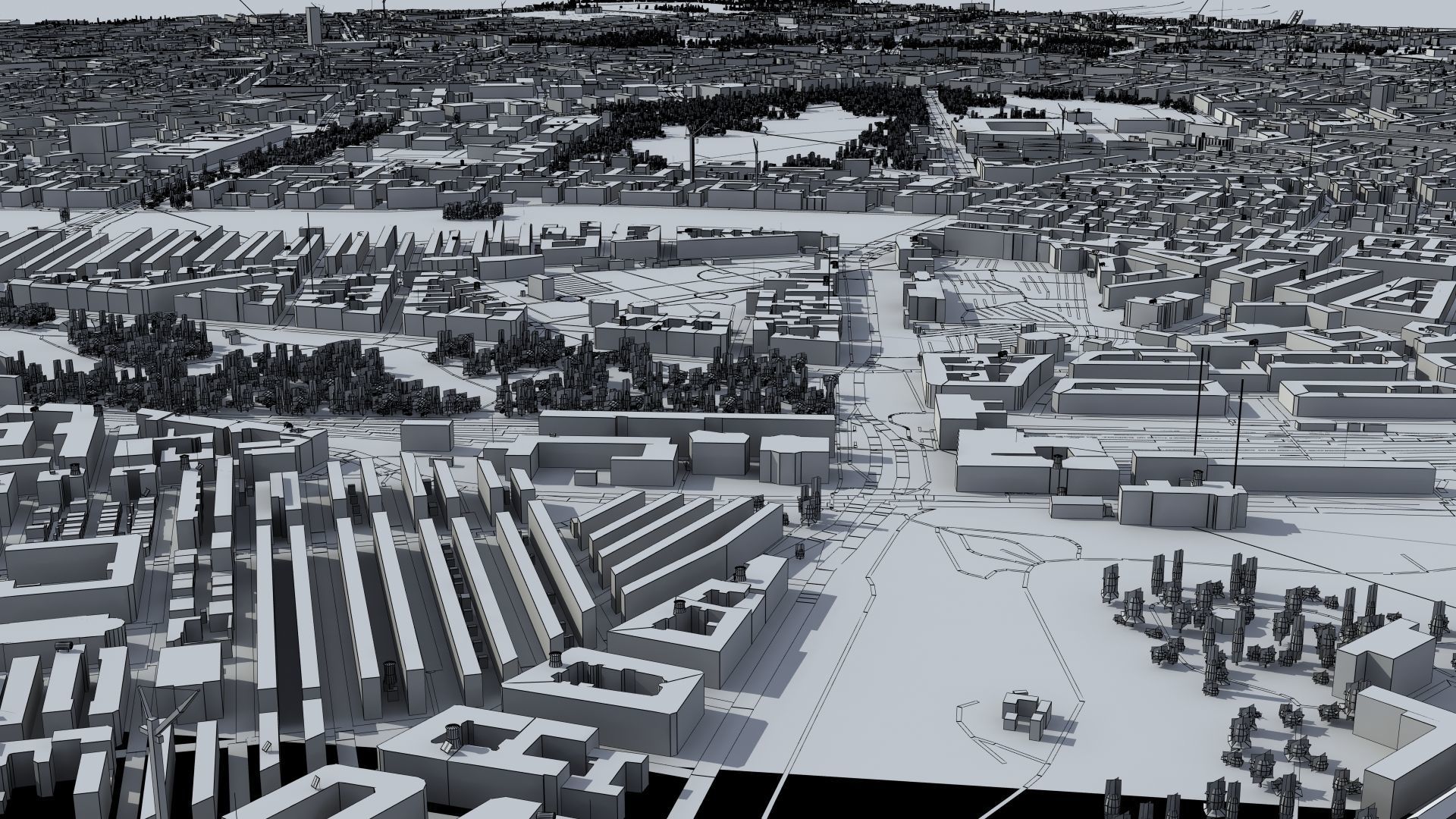 Copenhagen Denmark Low-poly 3D model_37