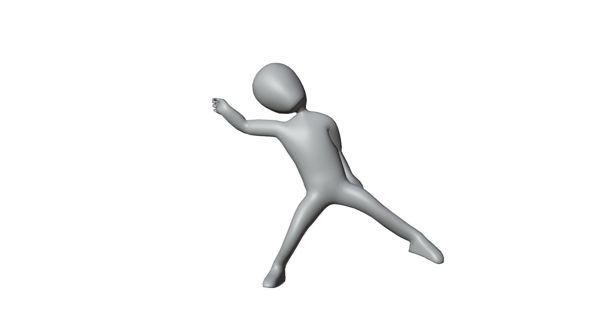 Spiderman low poly Animated Low-poly 3D model_4