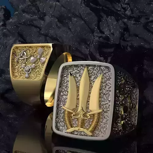 Ring Ukrainian Trident