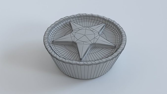 Mince Pie Low-Poly PBR Low-poly 3D model 5
