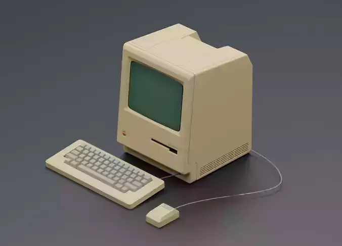Apple Macintosh 3D model