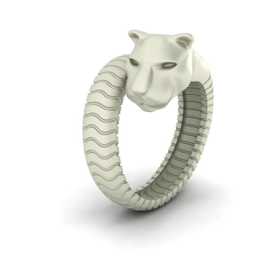 tiger ring 3D print model_1