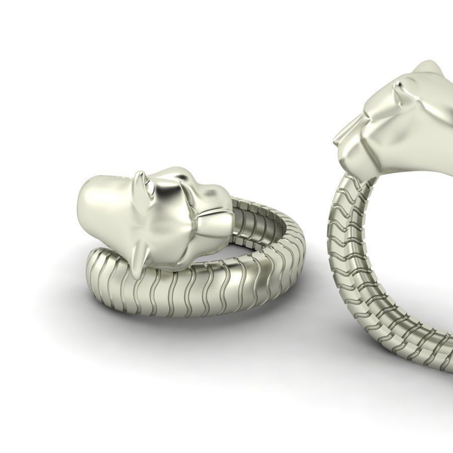 tiger ring 3D print model_5