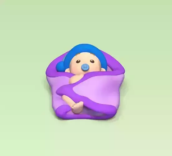 Baby with Blanket